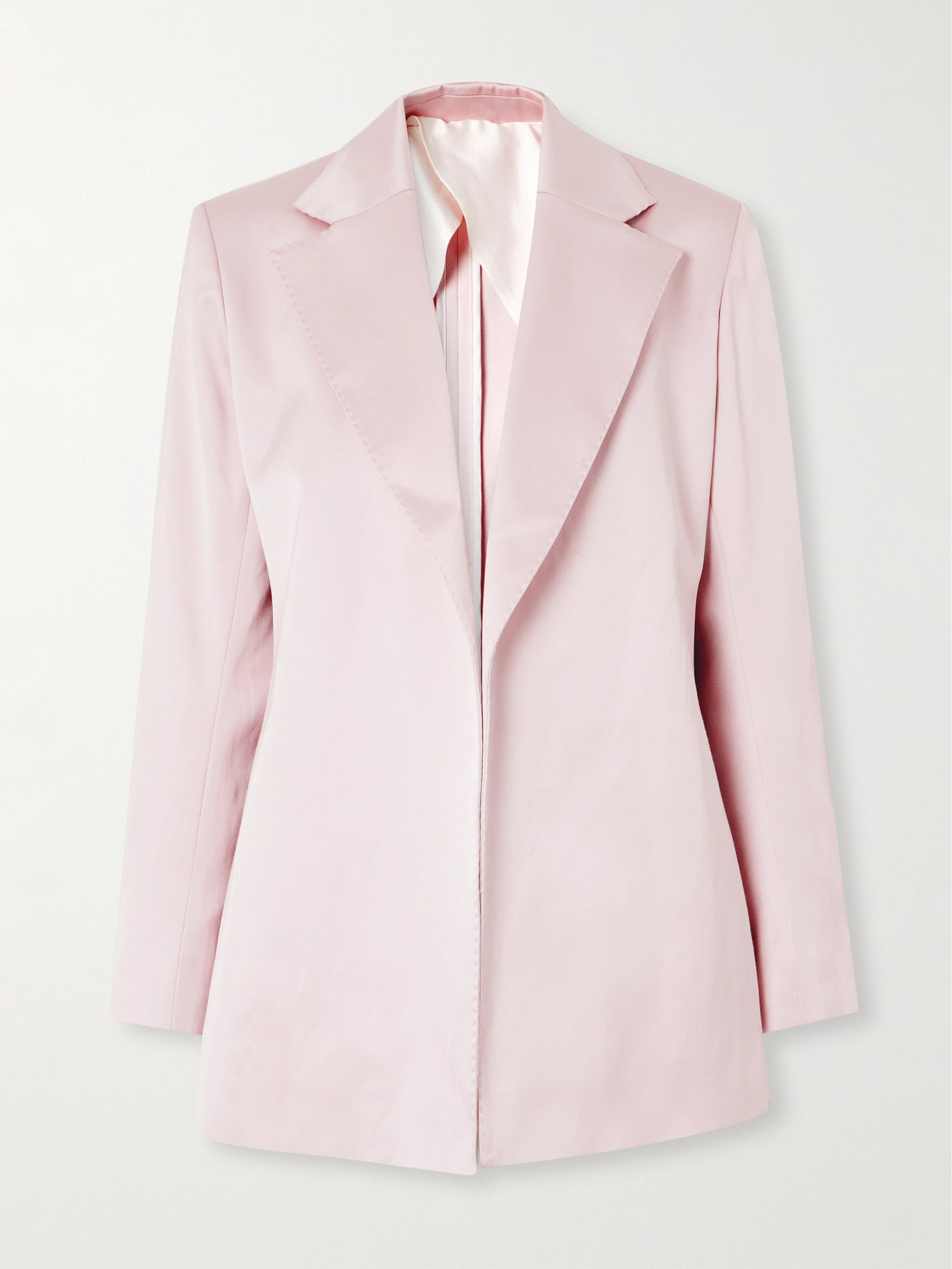 Sasuphi Bea Silk-blend Blazer In Pink