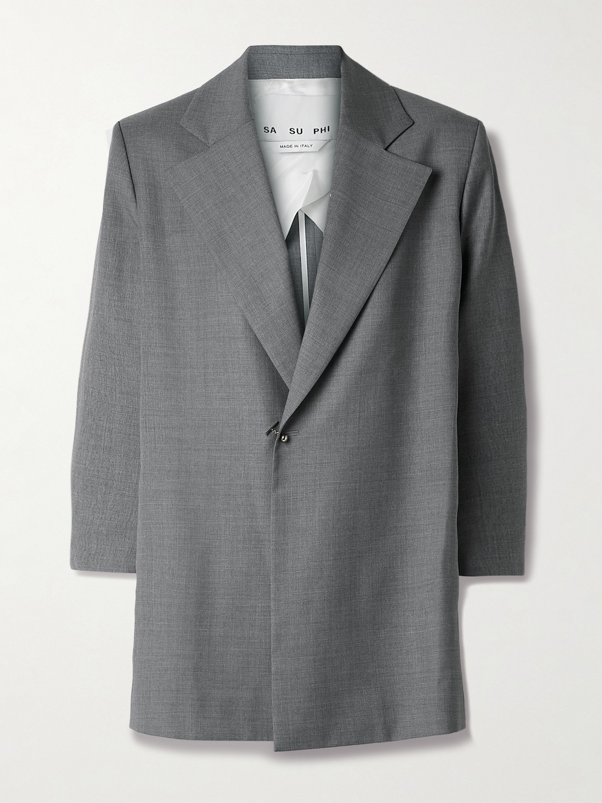 Sasuphi Benni Wool Blazer In Grey