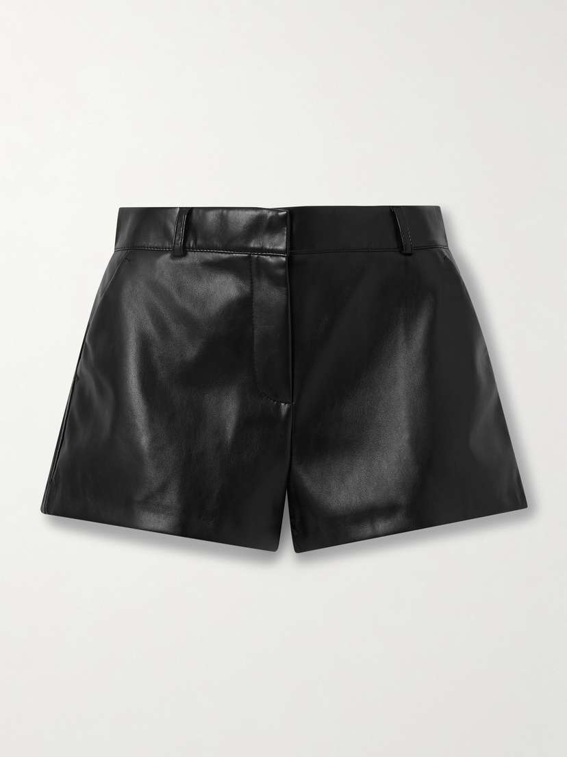 The Frankie Shop Kate Faux Leather Shorts