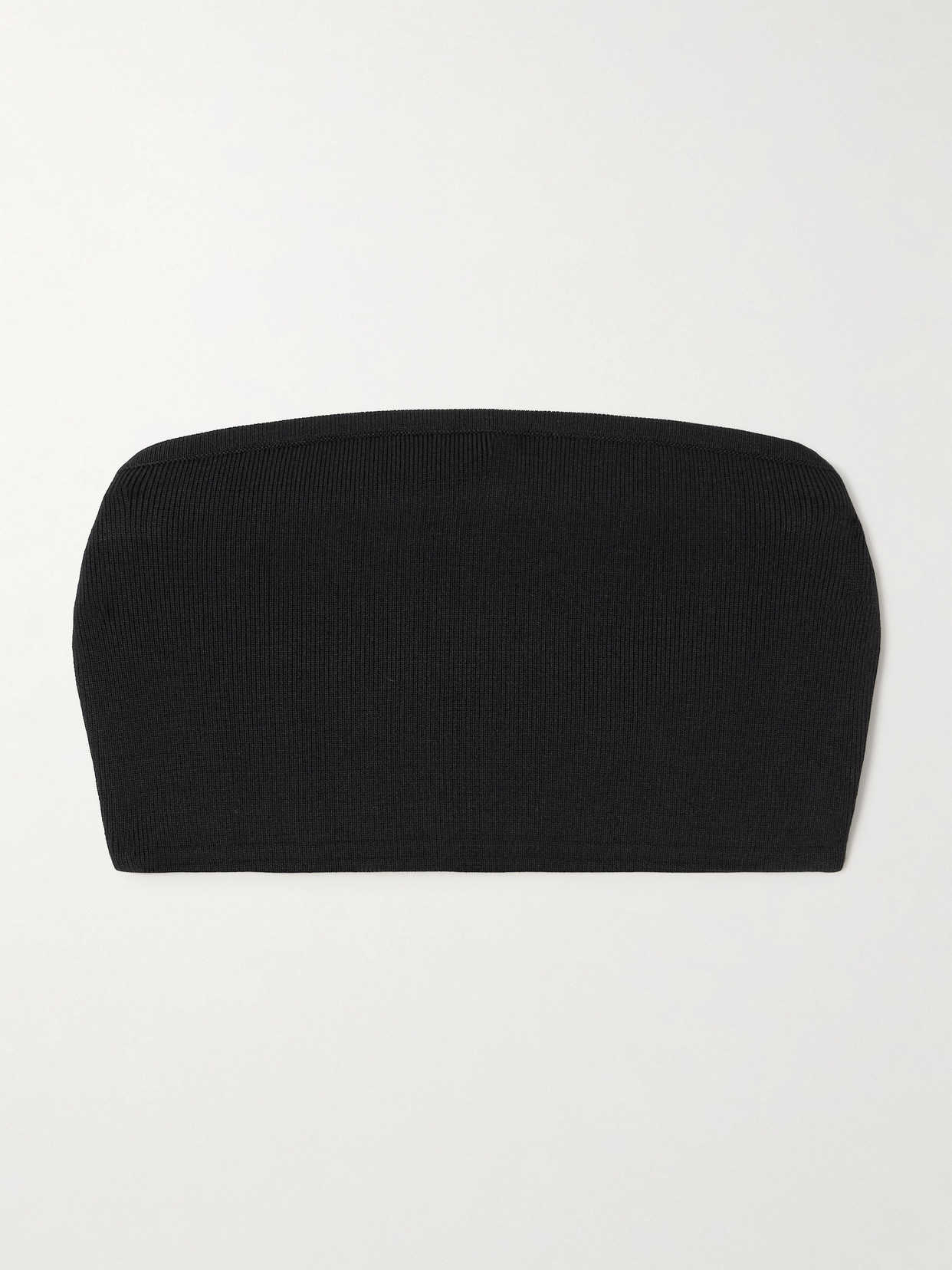 The Frankie Shop - Winona Stretch-knit Bandeau Top - Black