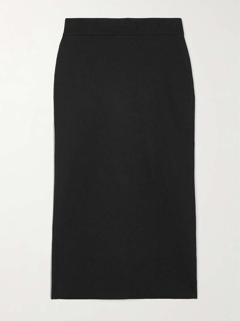 The Frankie Shop Solange Stretch-knit Midi Skirt - x large