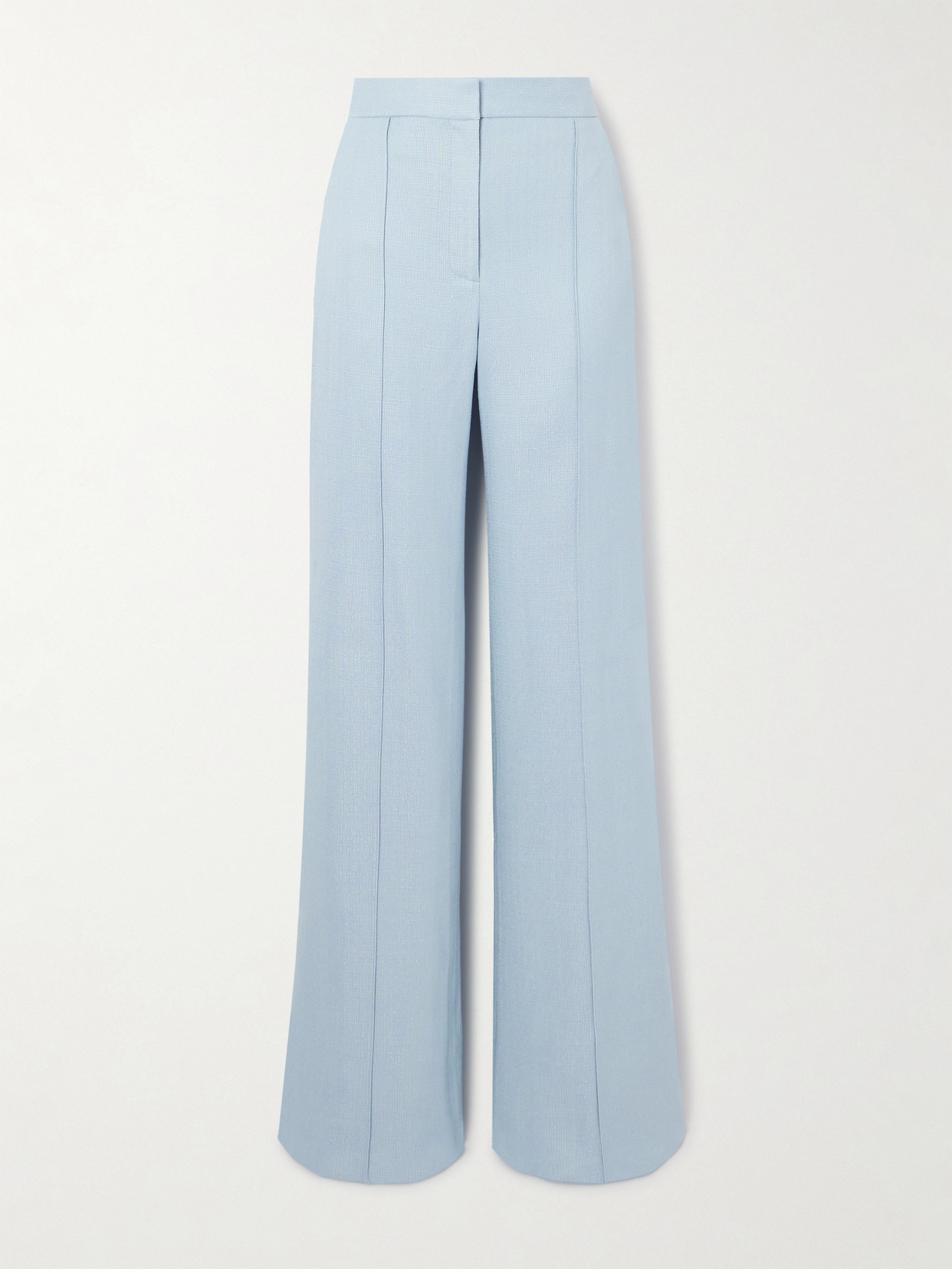 Shop Adam Lippes Canvas Wide-leg Pants In Blue