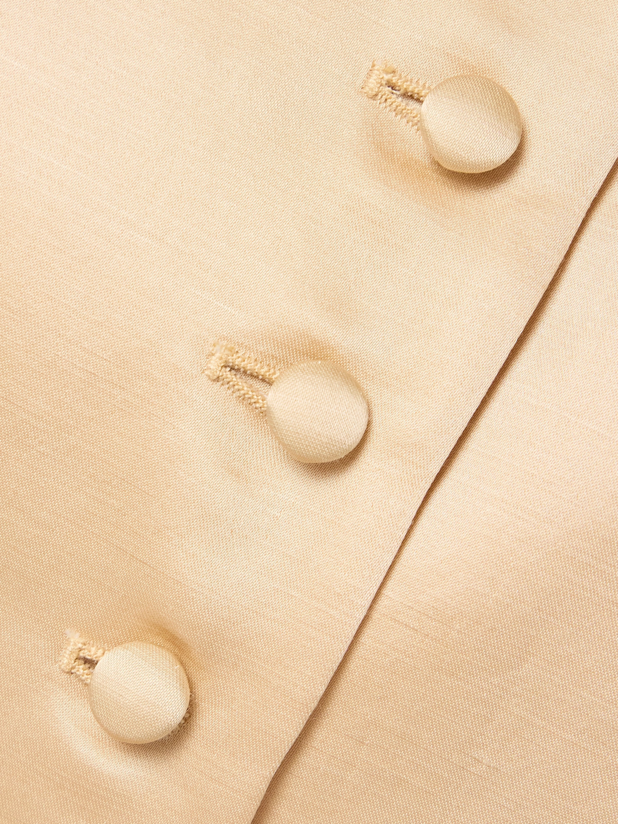 Adam Lippes Tailored Satin Vest In Neutrals