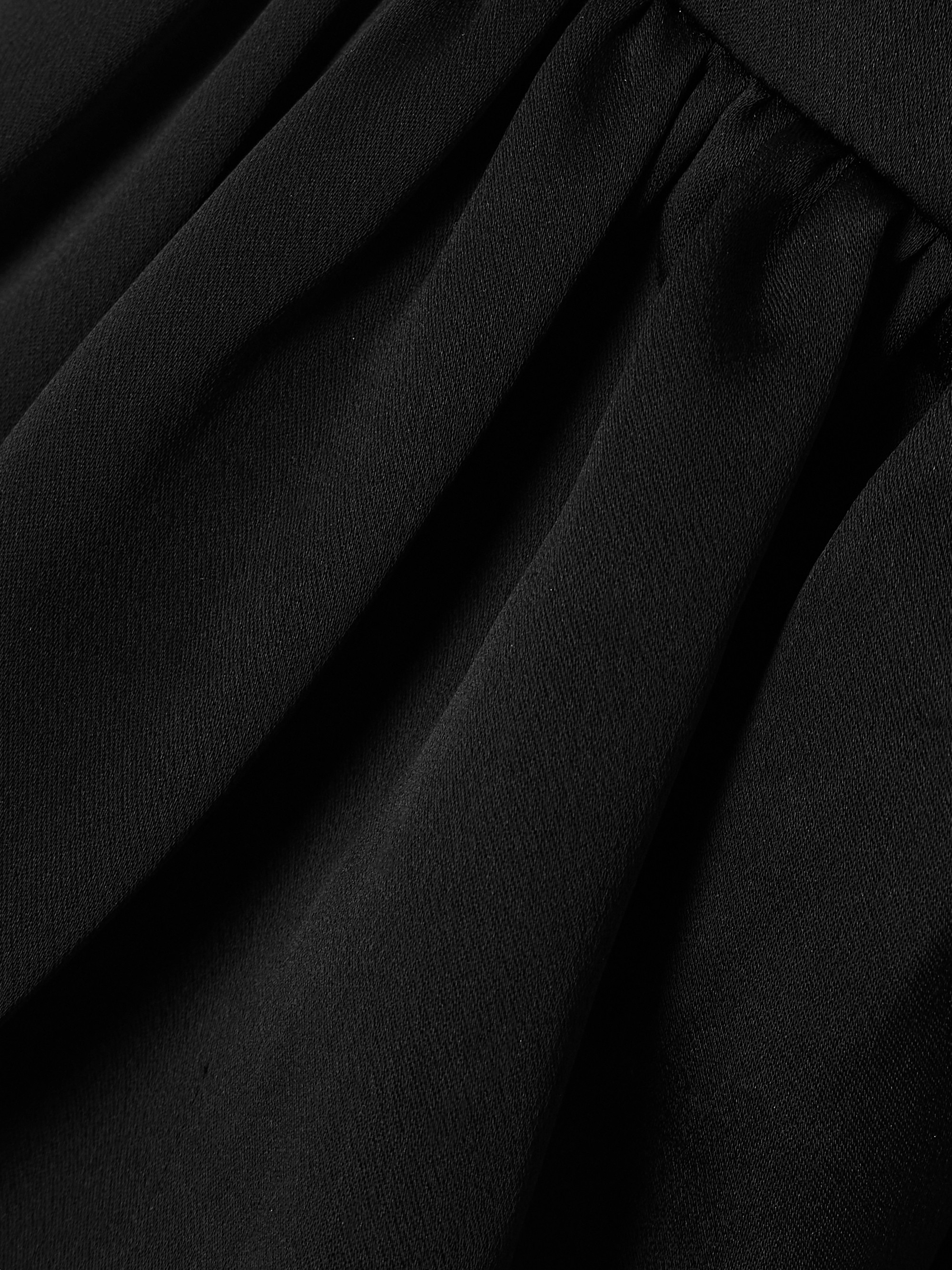 Rebecca Vallance Augustine gathered satin midi dress