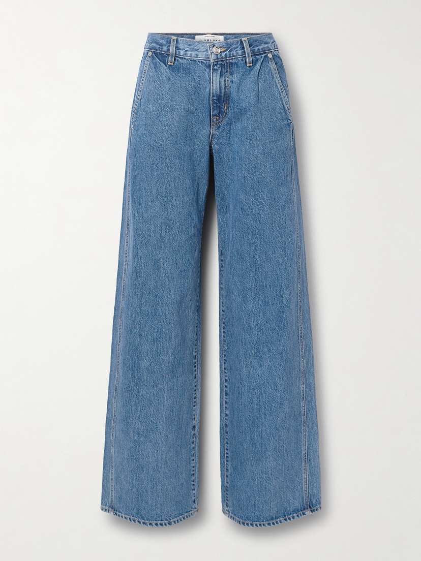 SLVRLAKE Mica Low-rise Wide-leg Jeans