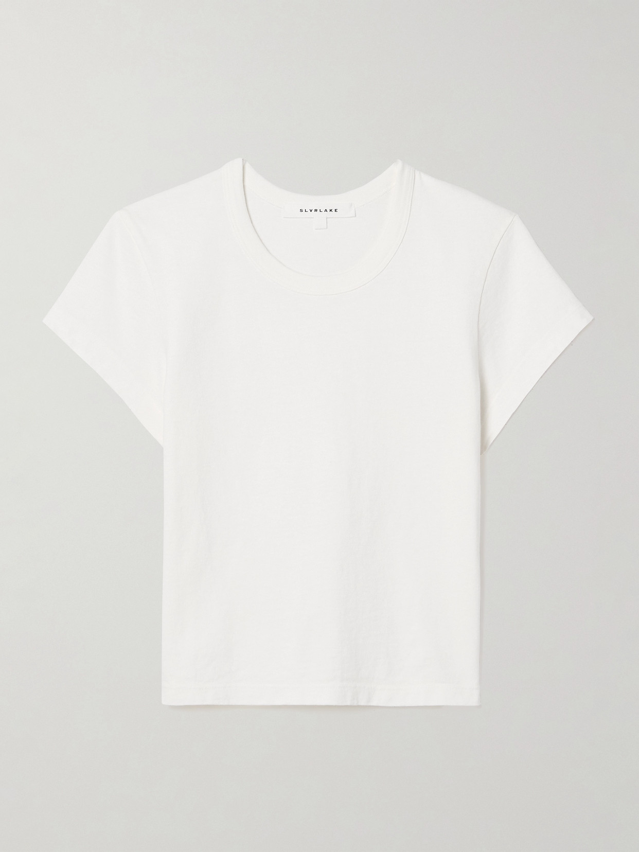 SLVRLAKE - Easy Cotton-jersey T-shirt - White