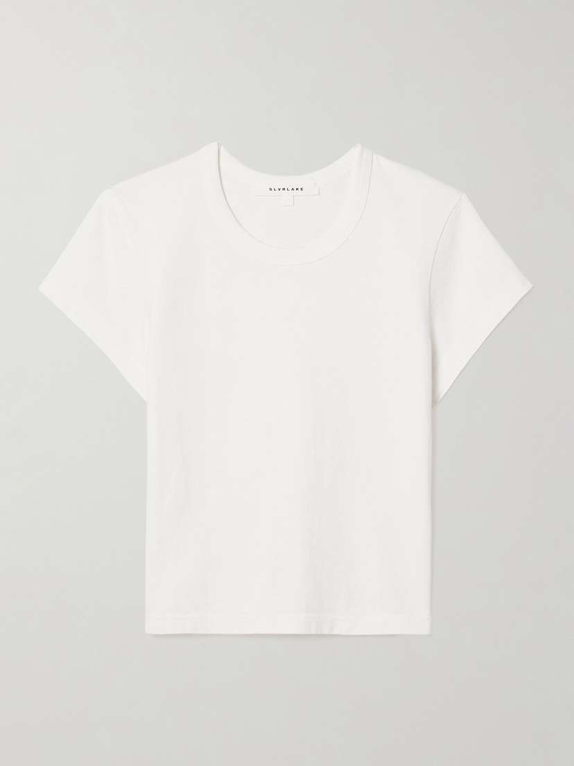 SLVRLAKE Easy Cotton-jersey T-shirt