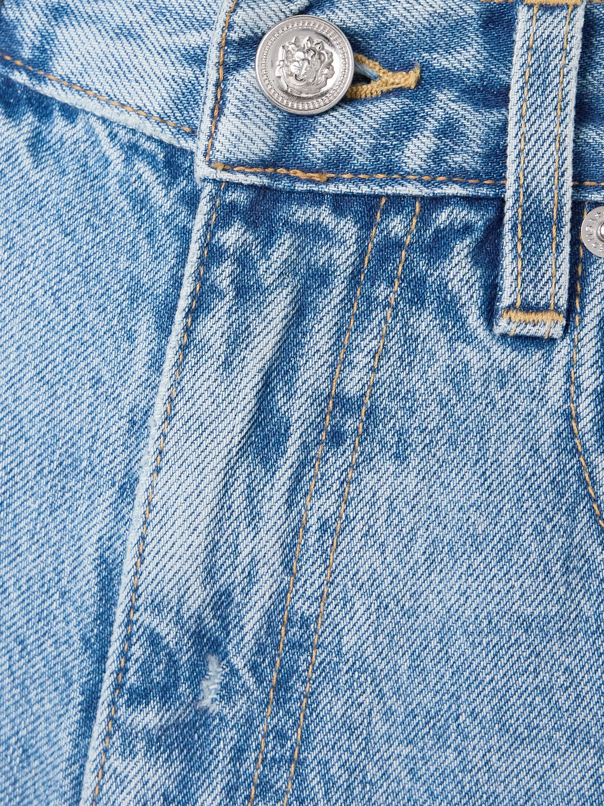 Shop Slvrlake Walker Distressed Denim Shorts In Blue