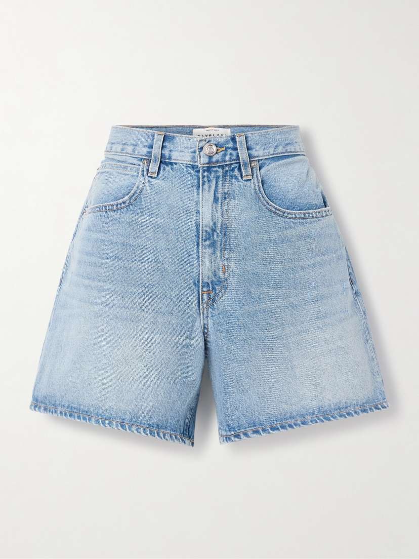 SLVRLAKE Walker Distressed Denim Shorts