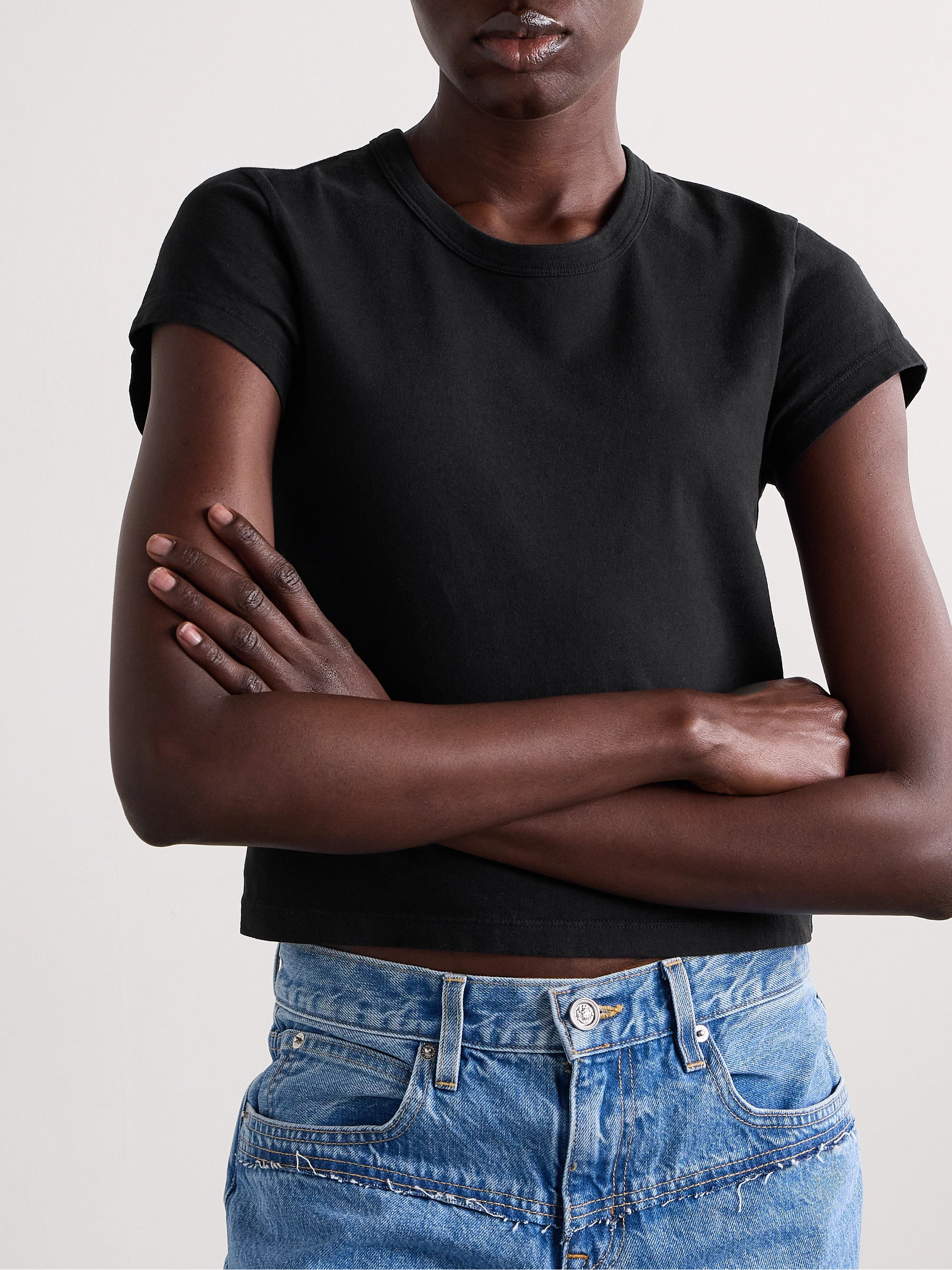 SLVRLAKE Easy cotton-jersey T-shirt