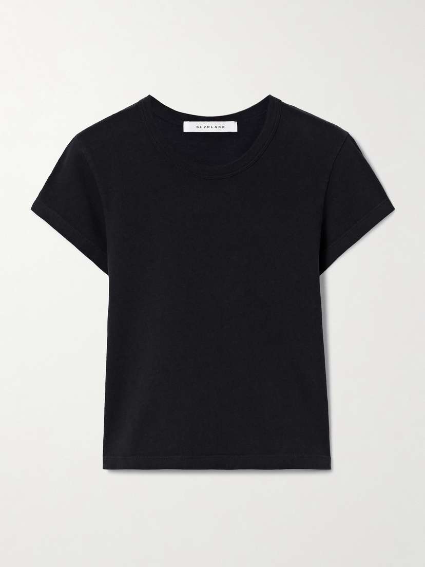 SLVRLAKE Easy Cotton-jersey T-shirt