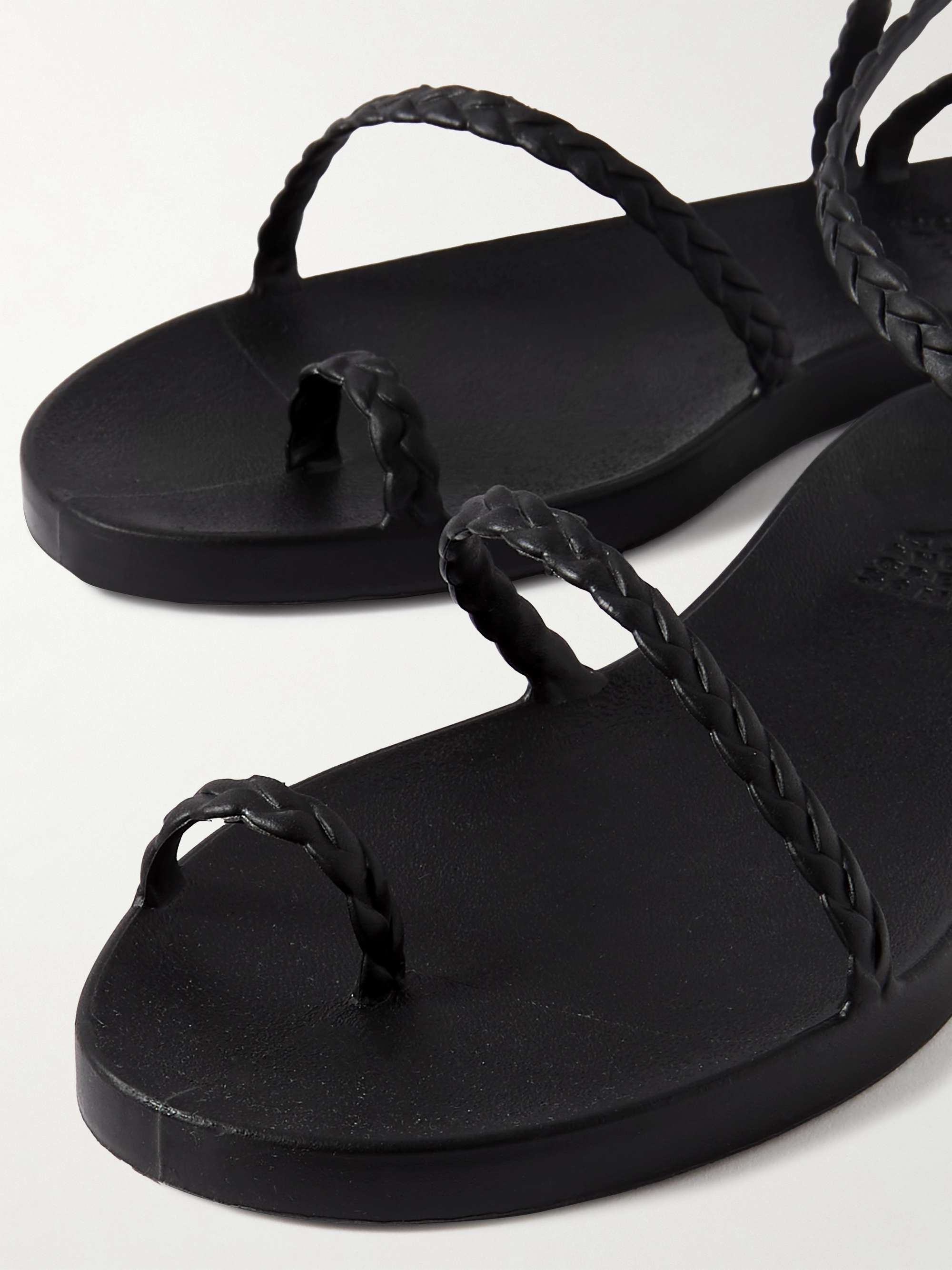 Eleftheria braided rubber sandals ANCIENT GREEK SANDALS da donna NET