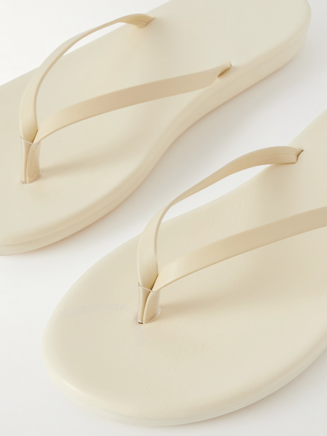 Ancient Greek Sandals Saionara Leather Flip Flops In Off-white