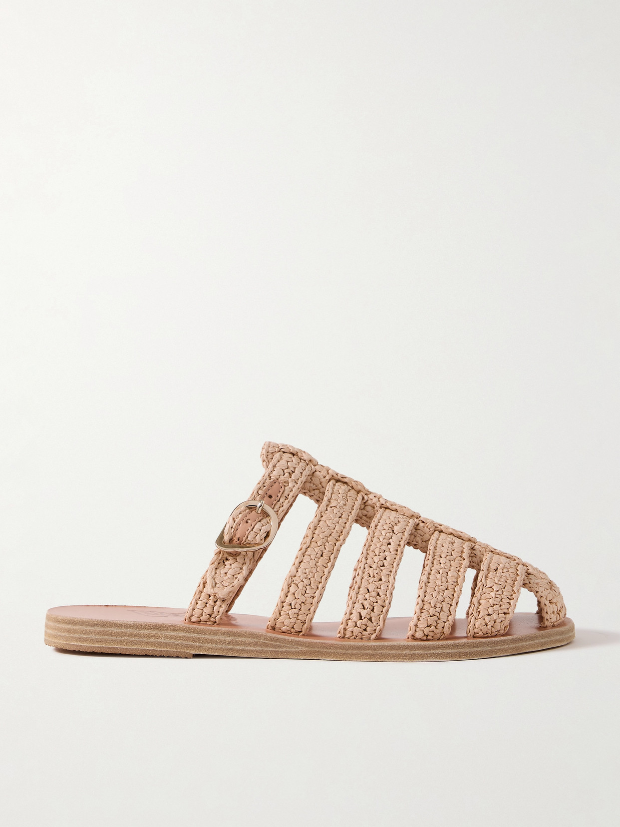 Ancient Greek Sandals - Cosmia Raffia Sandals - Neutrals