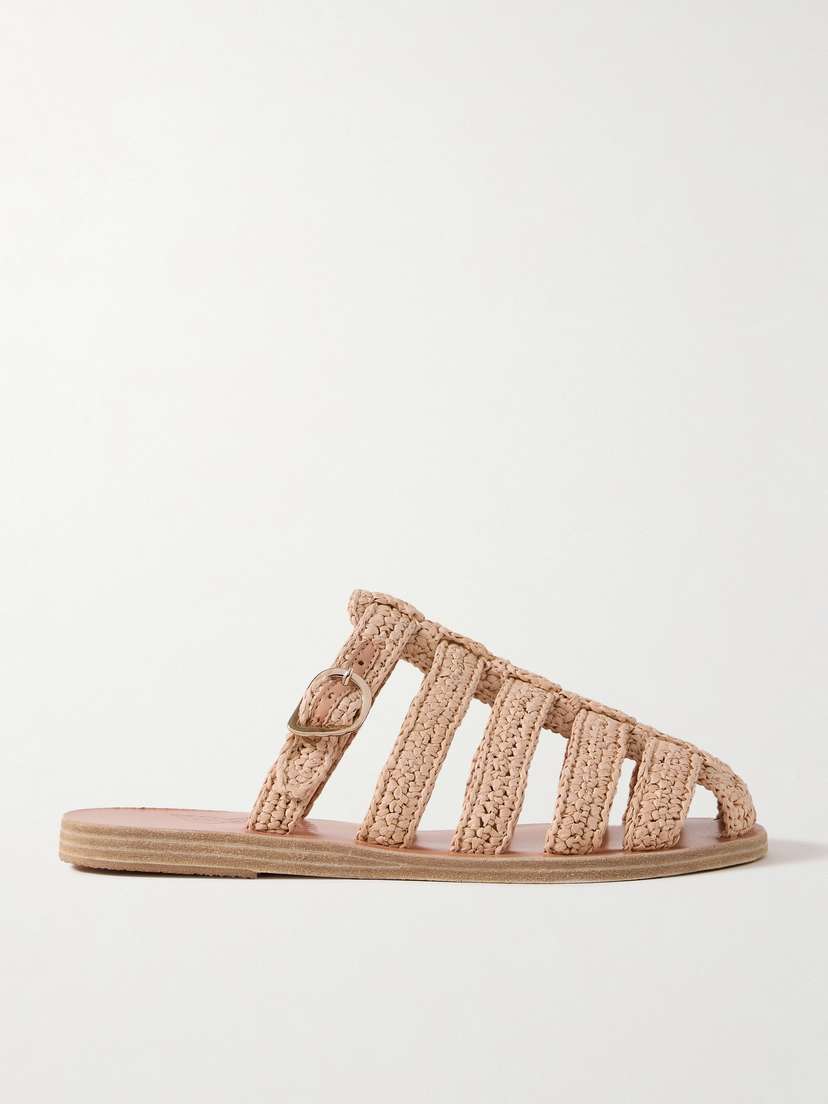 Ancient Greek Sandals Cosmia Raffia Sandals
