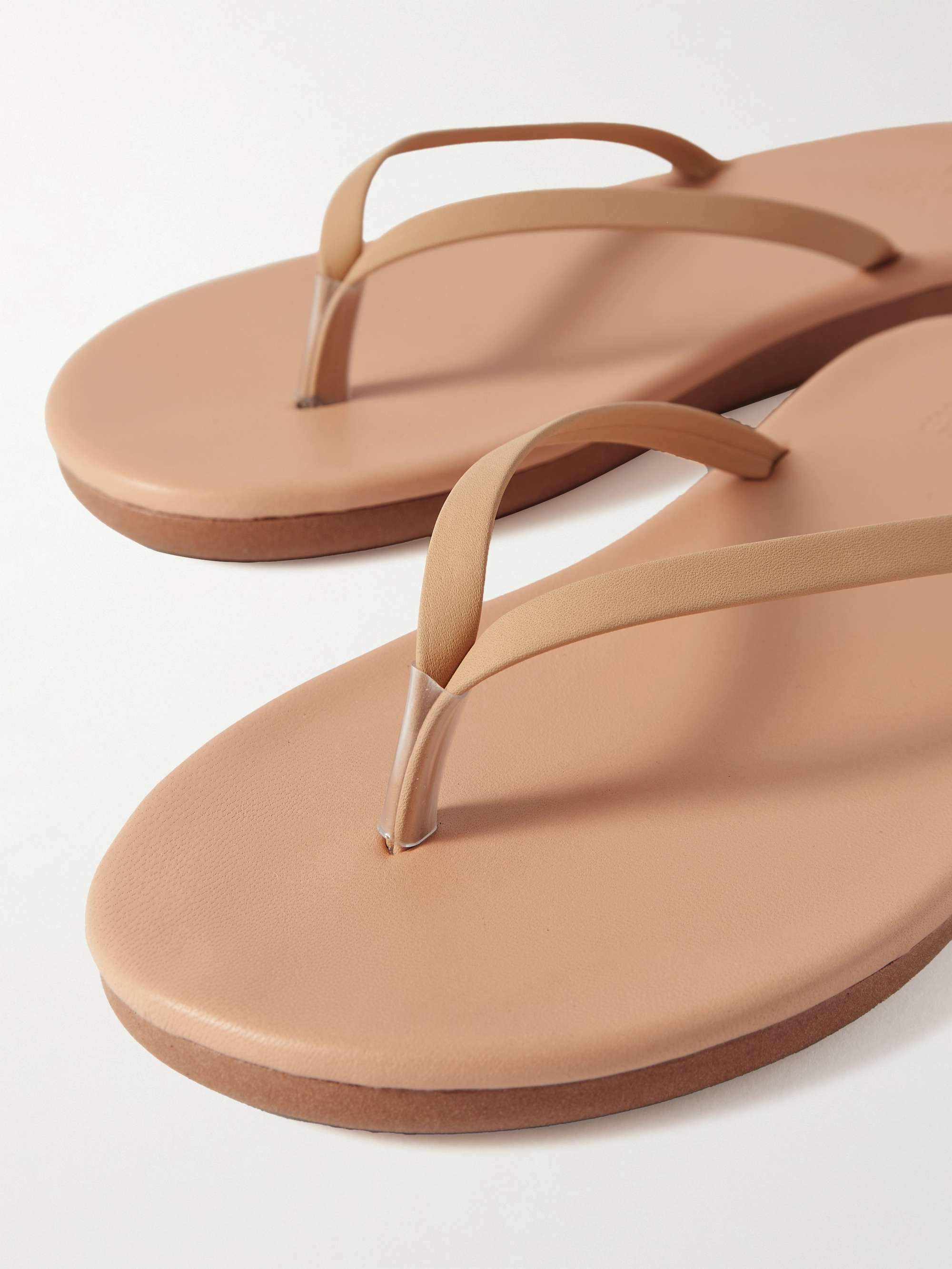 ANCIENT GREEK SANDALS Saionara metallic leather flip flops