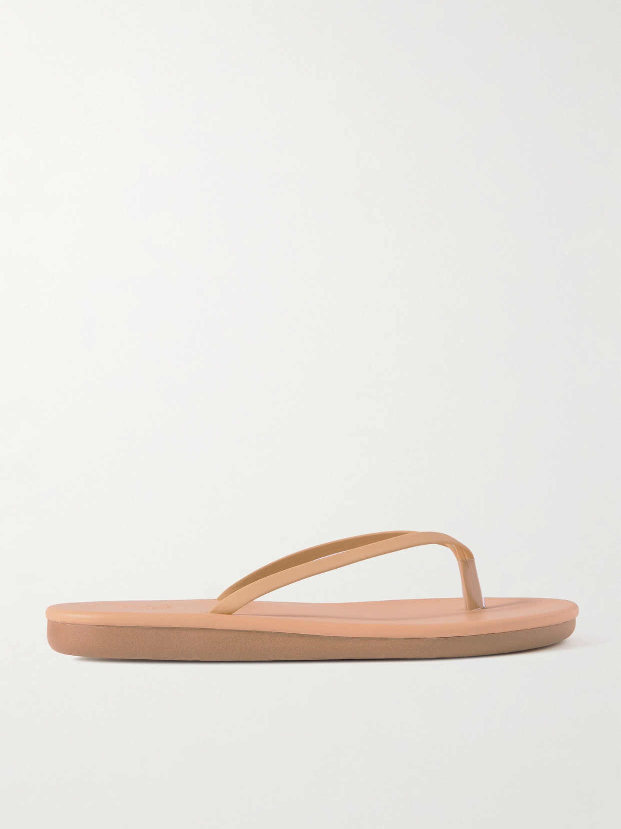 Ancient Greek Sandals Saionara Leather Flip Flops In Brown