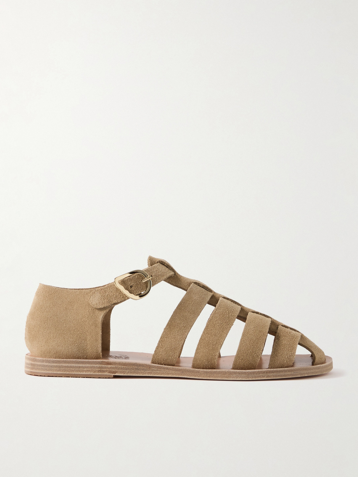 Ancient Greek Sandals Homeria Suede Sandals In Neutrals