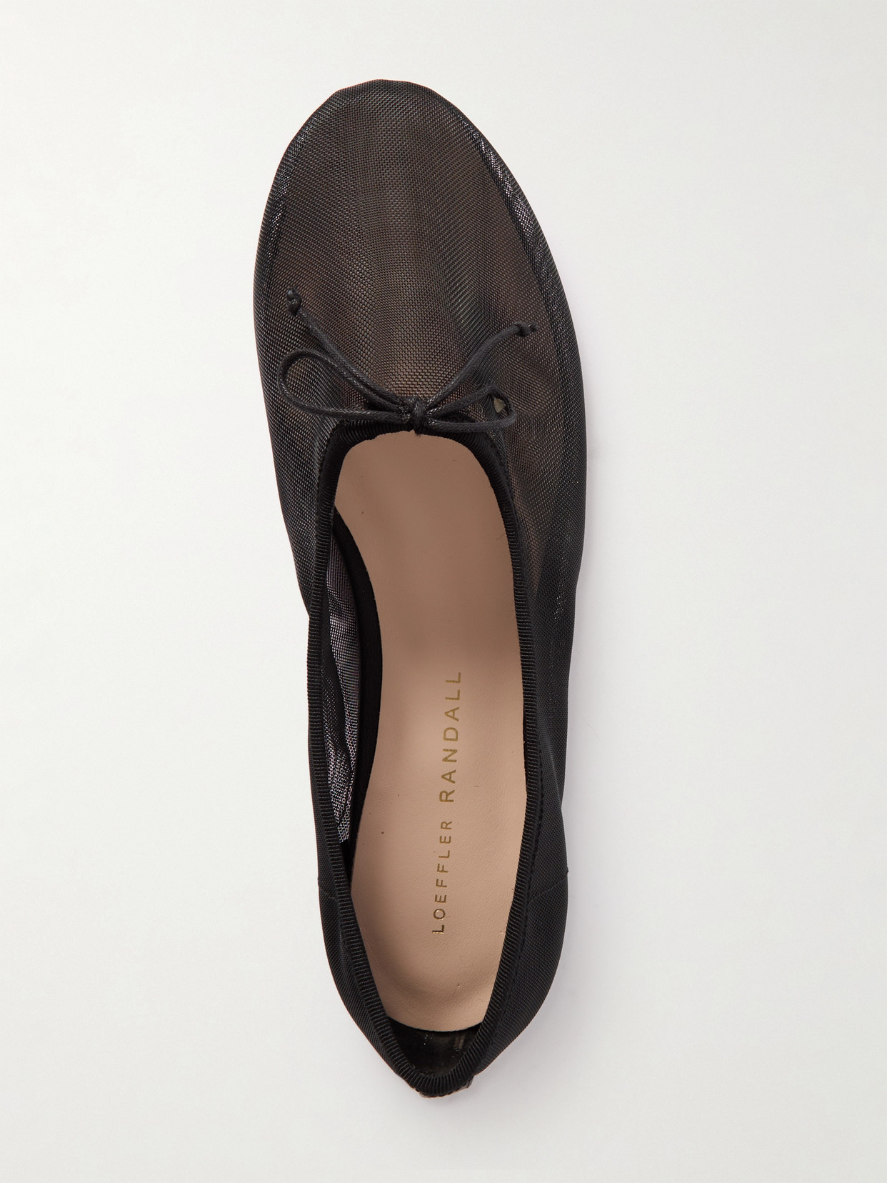 Loeffler Randall Landon Mesh Ballet Flats In Black