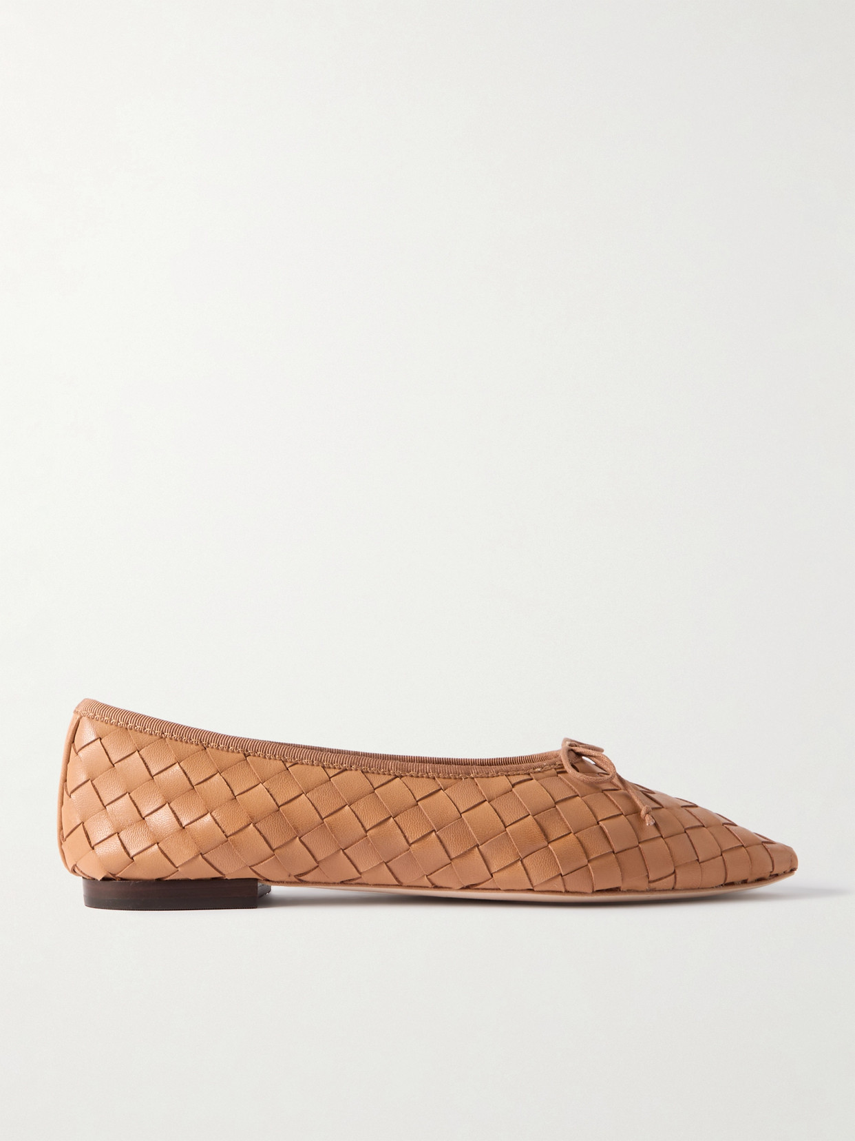 Loeffler Randall Landry Woven Leather Ballet Flats In Neutrals