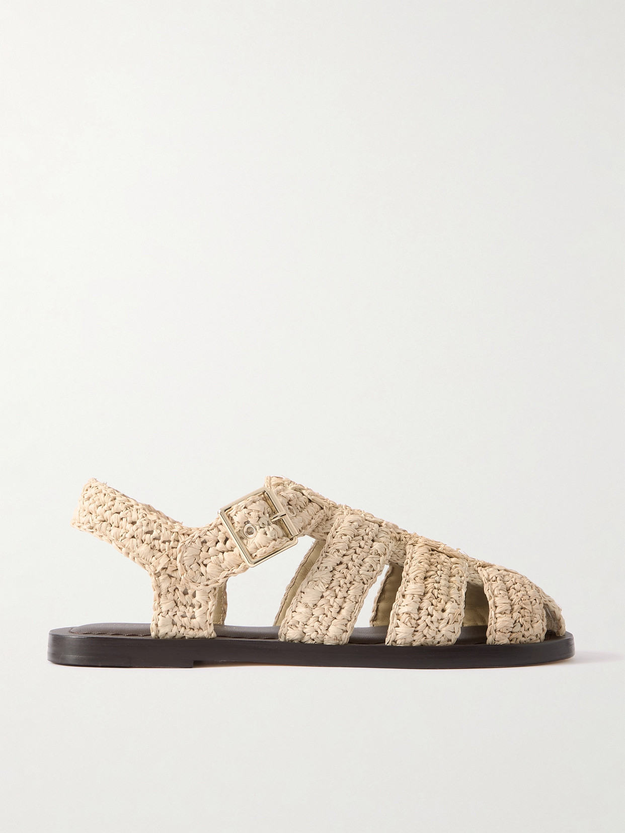 Loeffler Randall Sawer Raffia Sandals In Natural