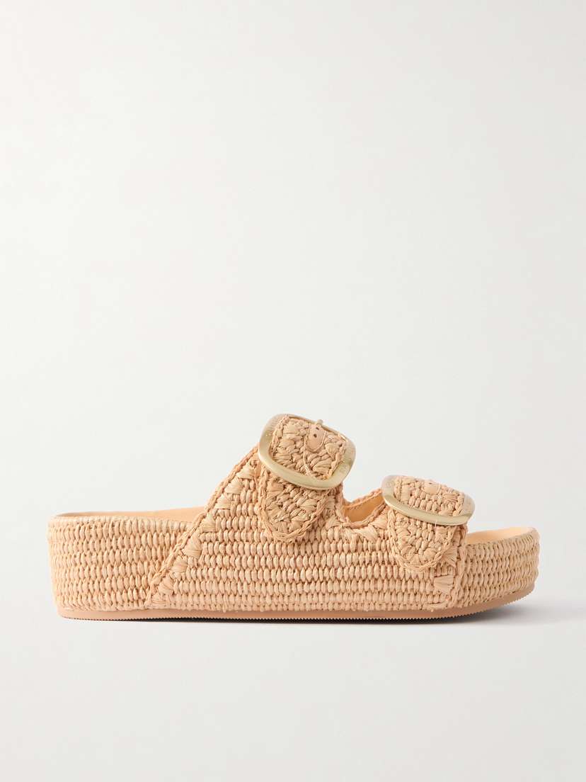 Loeffler Randall Theo Raffia Sandals