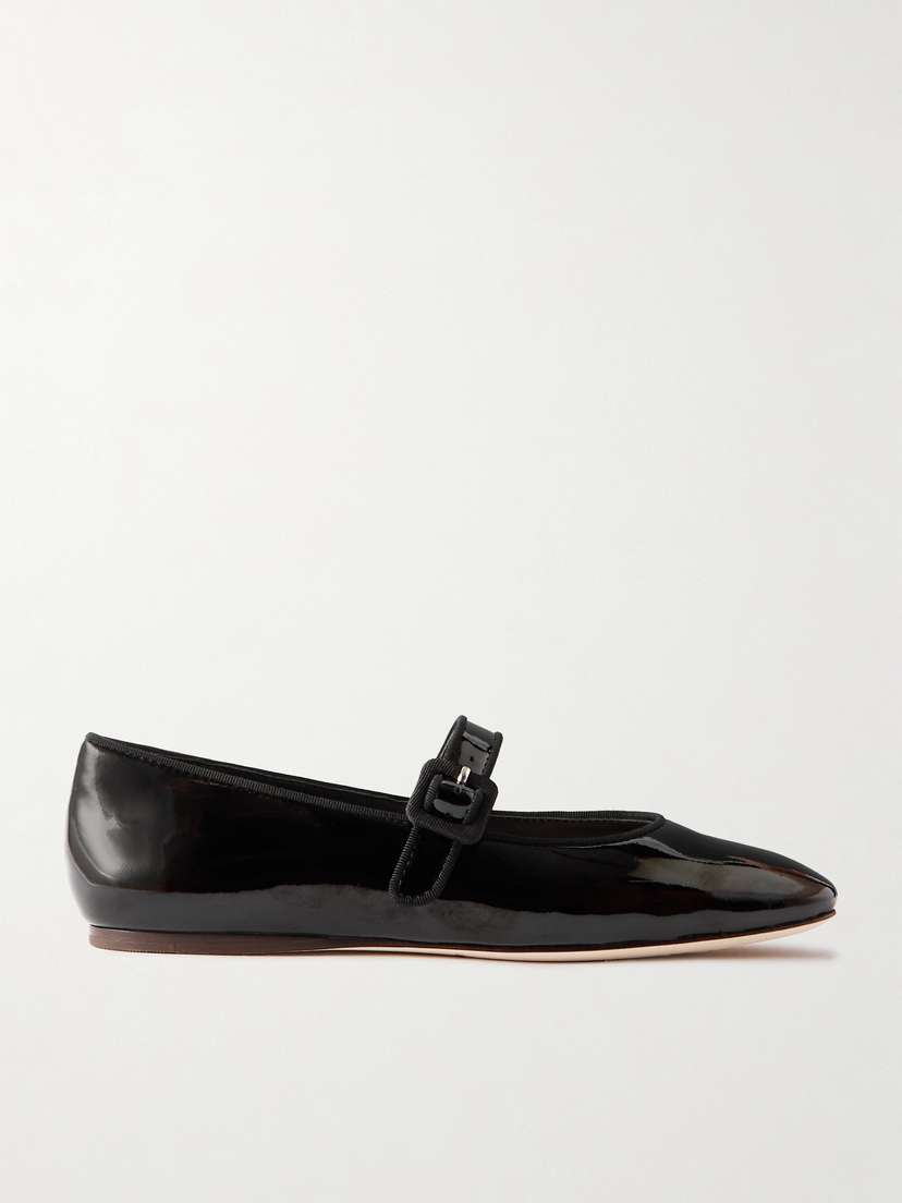 Loeffler Randall Ginger Patent-leather Mary Jane Ballet Flats