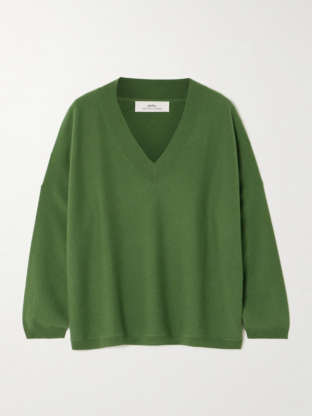 Arch4 + Net Sustain Linda Cashmere Sweater In Green