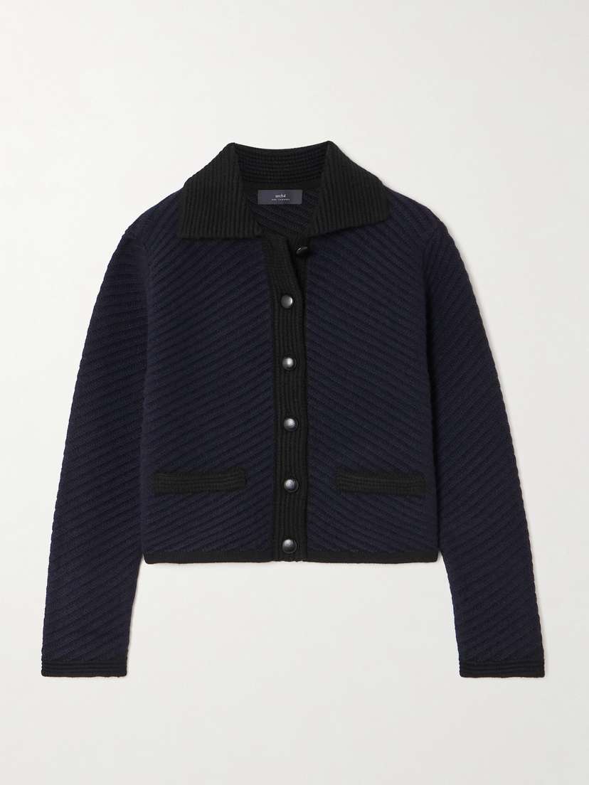 Arch4 + Net Sustain Tito Cashmere-tweed Cardigan