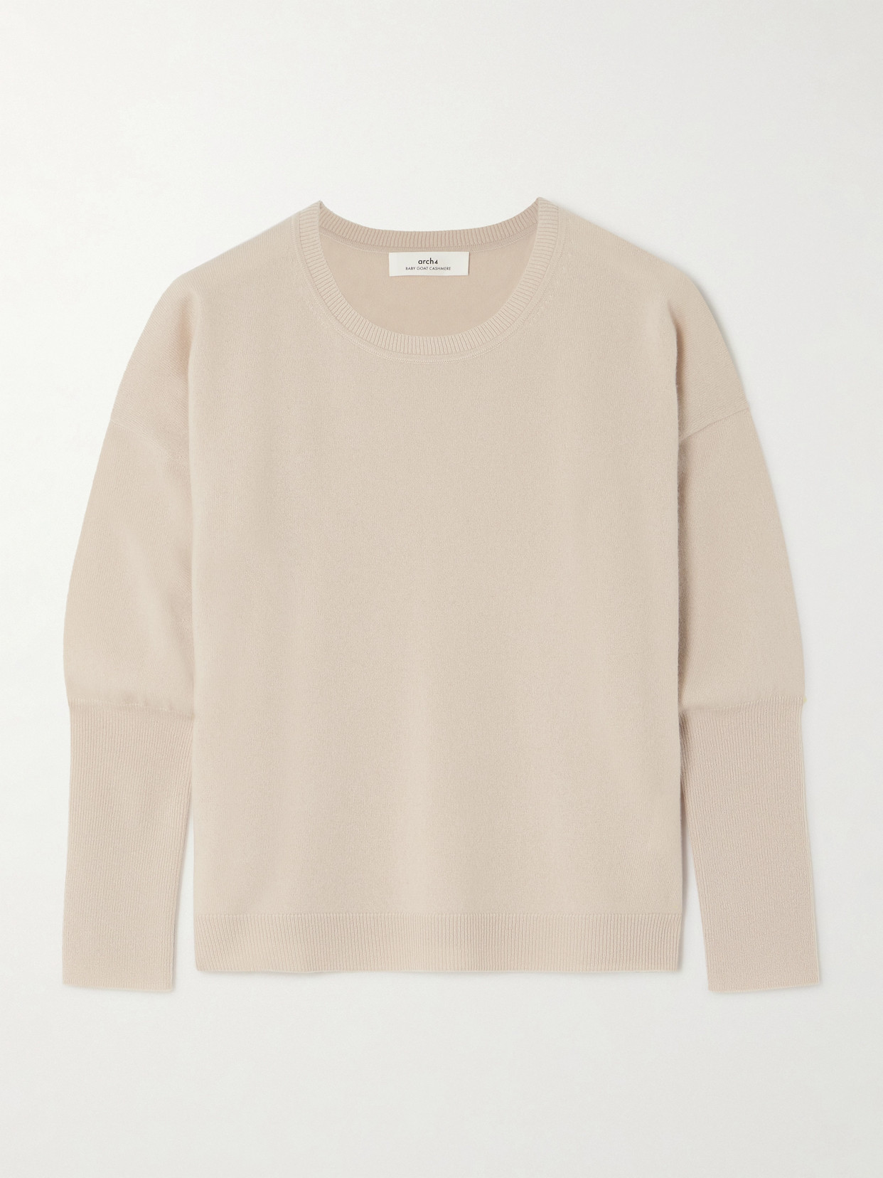 Arch4 + Net Sustain Downtown Cashmere Sweater In Neutrals