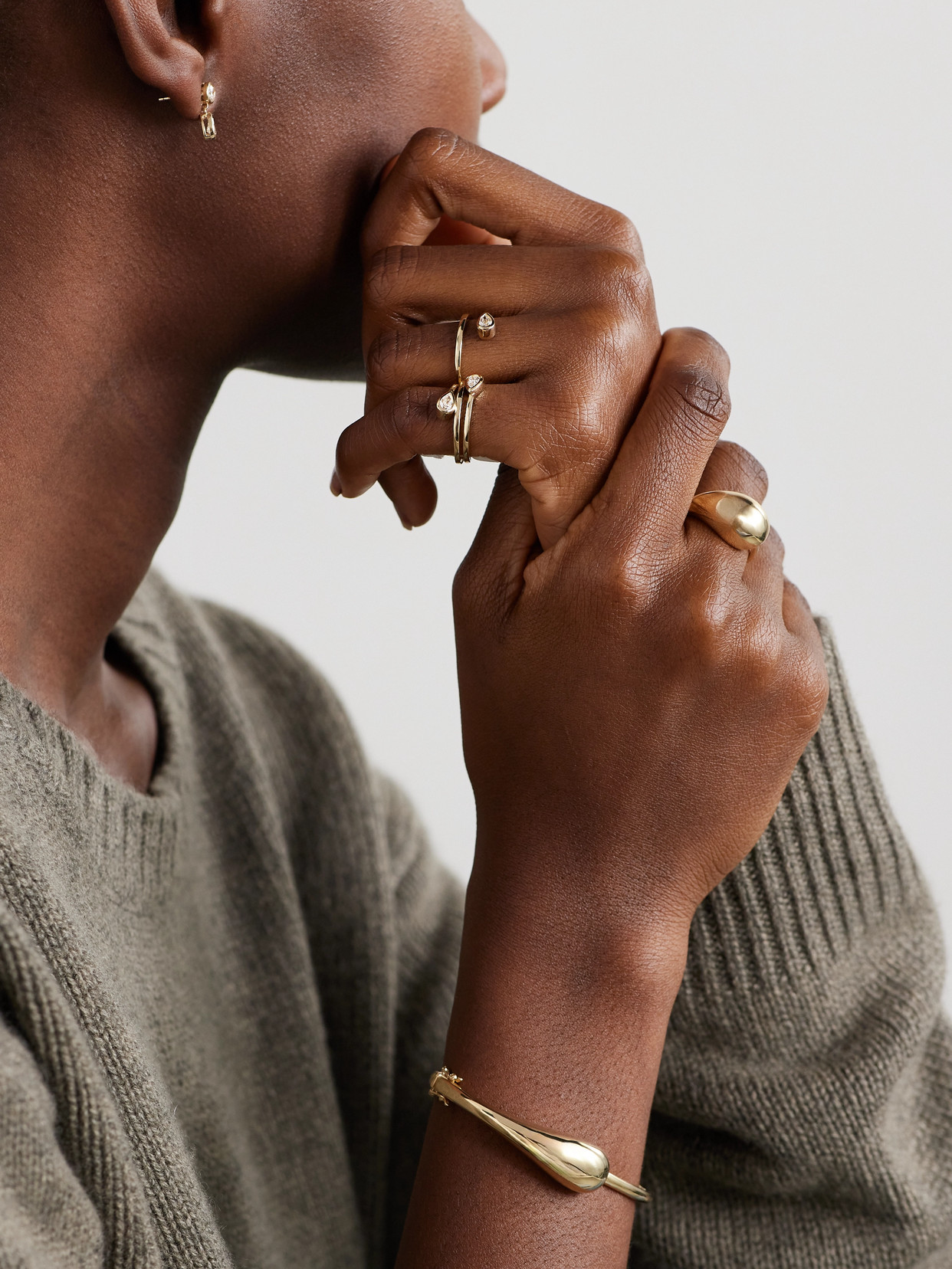 Mateo 14-karat Gold Diamond Ring In Gold