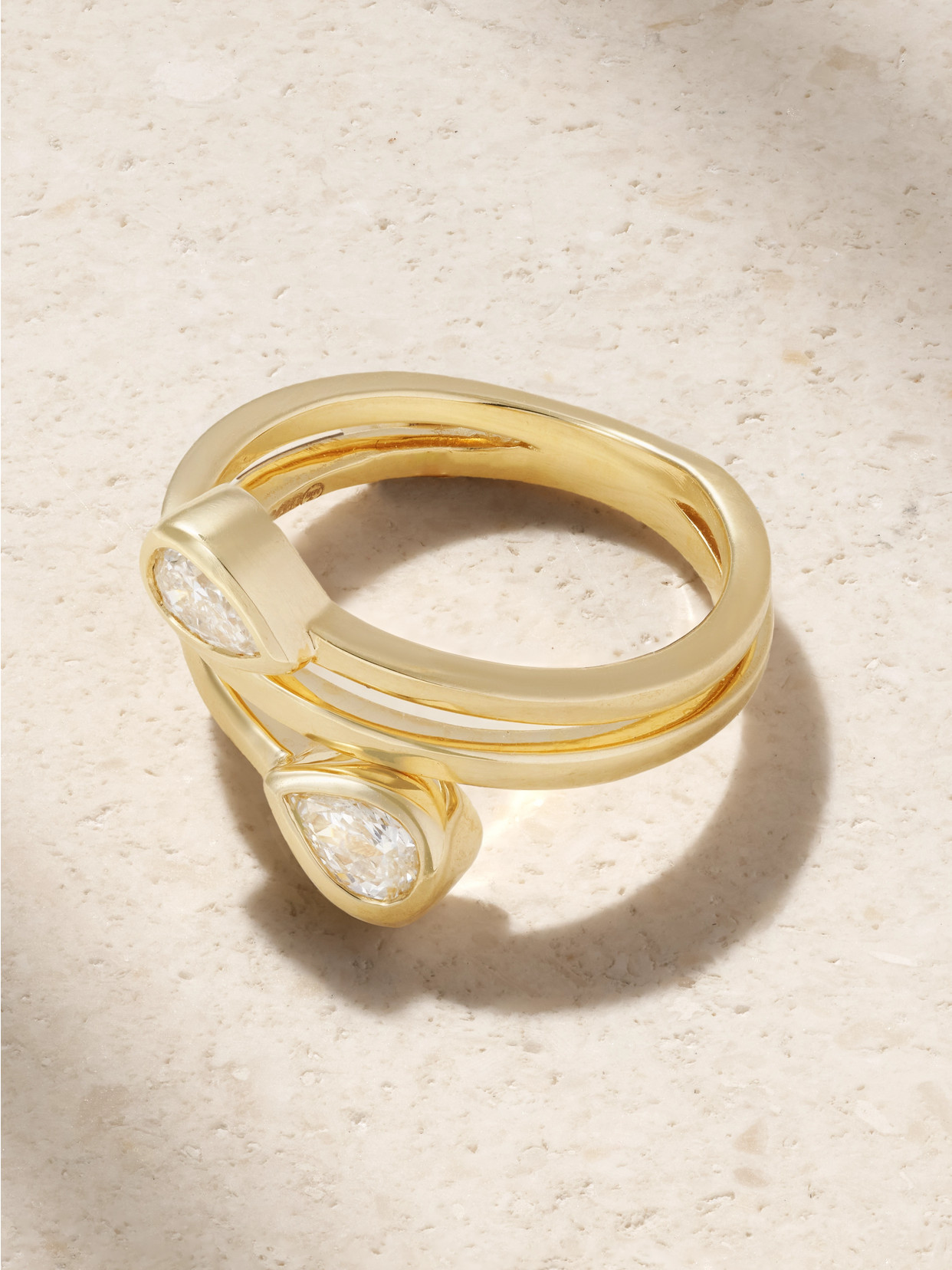Mateo - 14-karat Gold Diamond Ring - 7