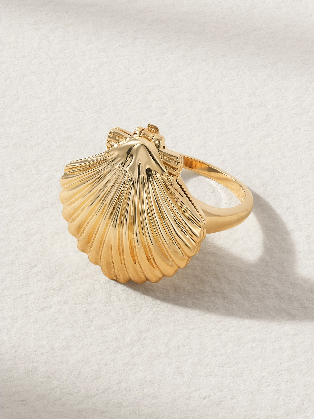 Mateo Lady Venus 14-karat Gold, Diamond And Pearl Ring In Gold