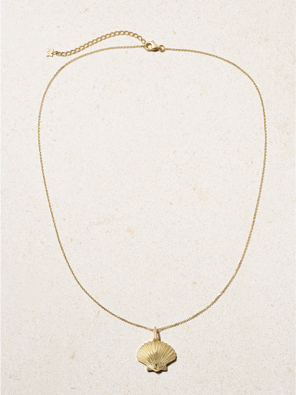 Shop Mateo Small Venus 14-karat Gold Necklace