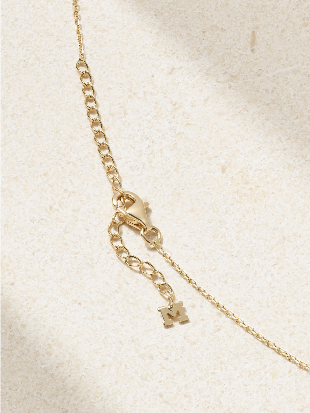 Shop Mateo 14-karat Gold Diamond Necklace