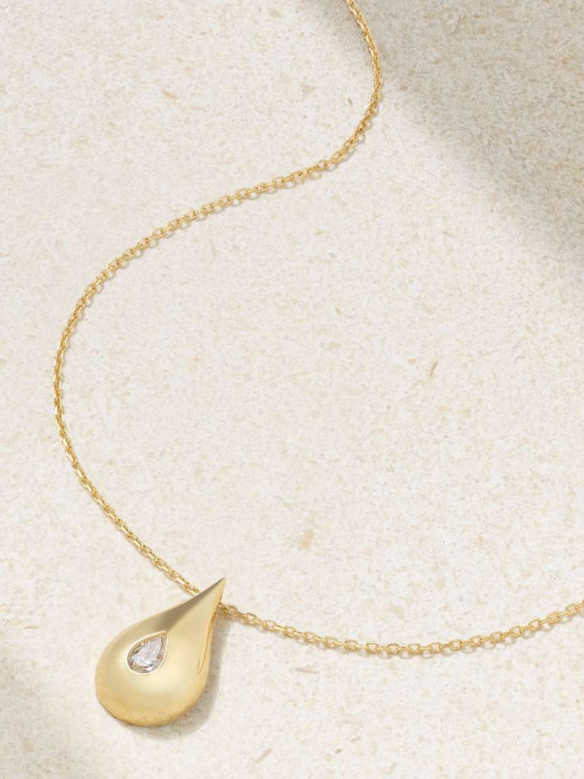 Mateo 14-karat Gold Diamond Necklace