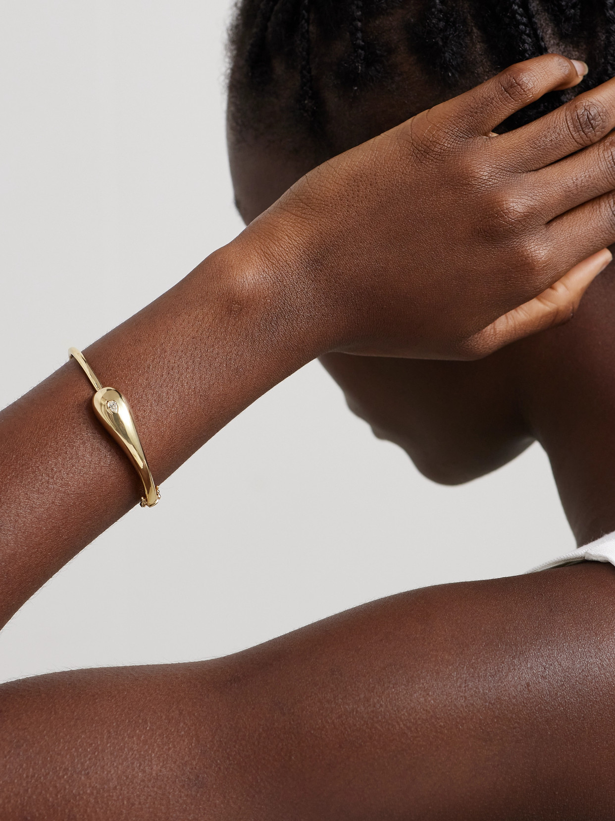 Mateo Droplet 14-karat Gold Diamond Bracelet In Gold