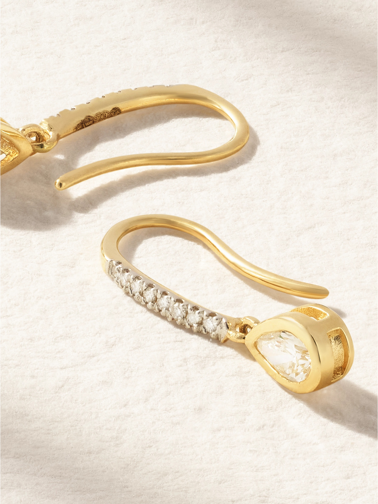 Mateo 14-karat Gold Diamond Earrings In Gold