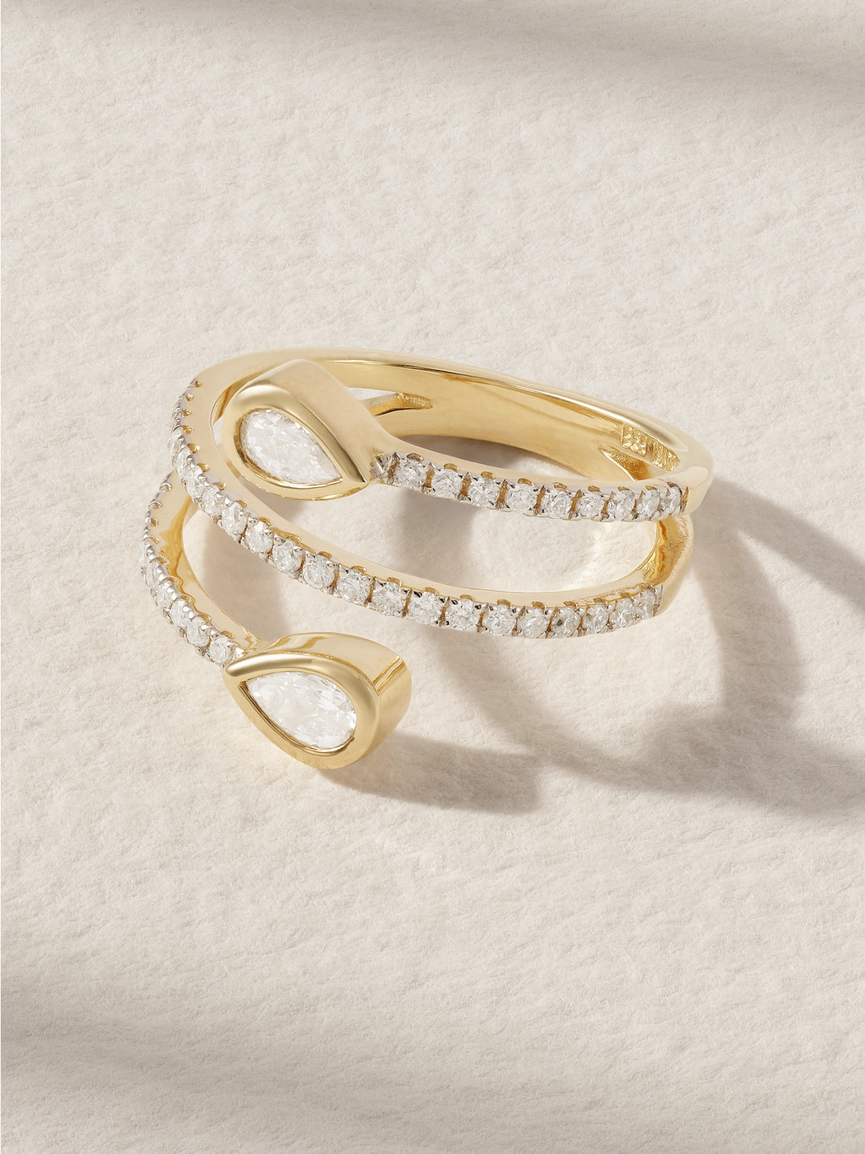 Mateo - 14-karat Gold Diamond Ring - 7