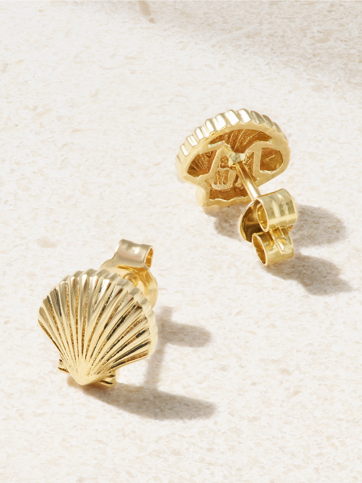 Shop Mateo Mini Venus 14-karat Gold Earrings