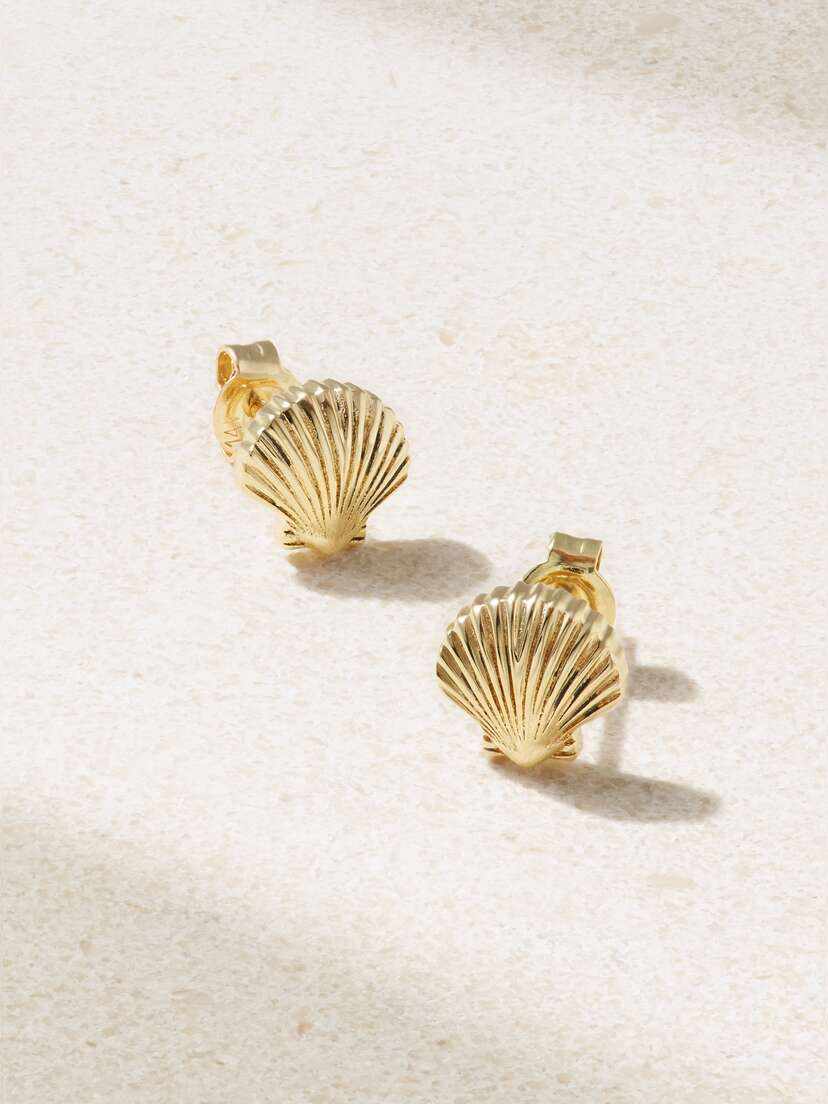 Mateo Mini Venus 14-karat Gold Earrings