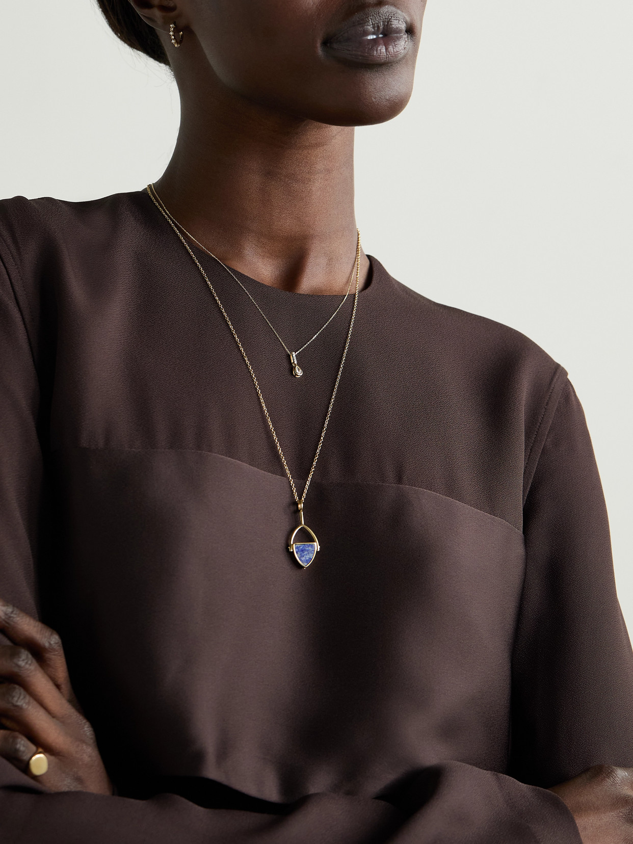 Mateo 14-karat Gold Diamond Necklace In Gold