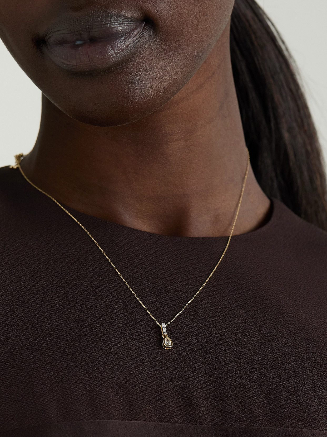 Mateo 14-karat Gold Diamond Necklace In Gold