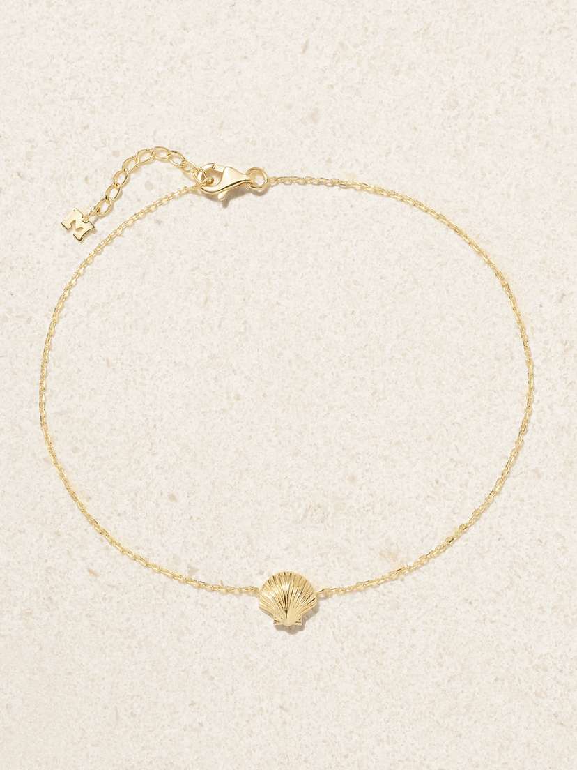 Mateo Venus 14-karat Gold Anklet