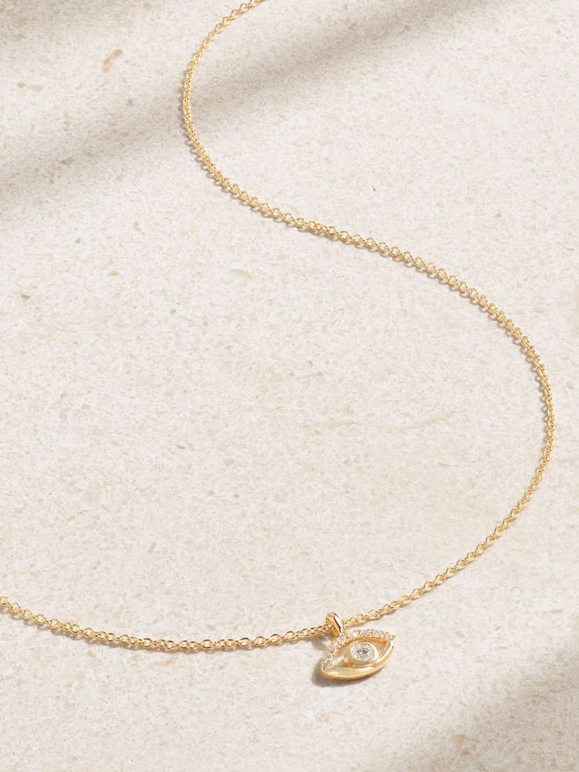Melissa Joy Manning 14-karat Recycled Gold Diamond Necklace