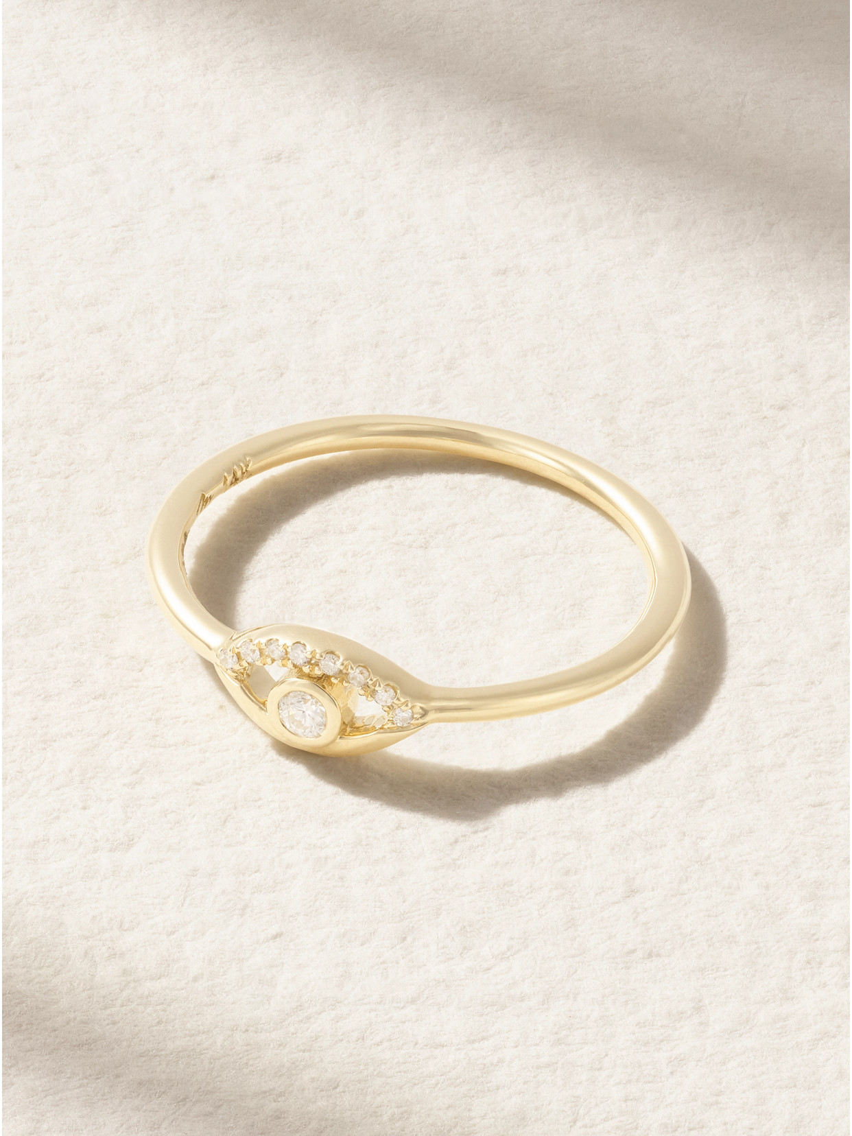 Melissa Joy Manning 14-karat Gold Diamond Ring