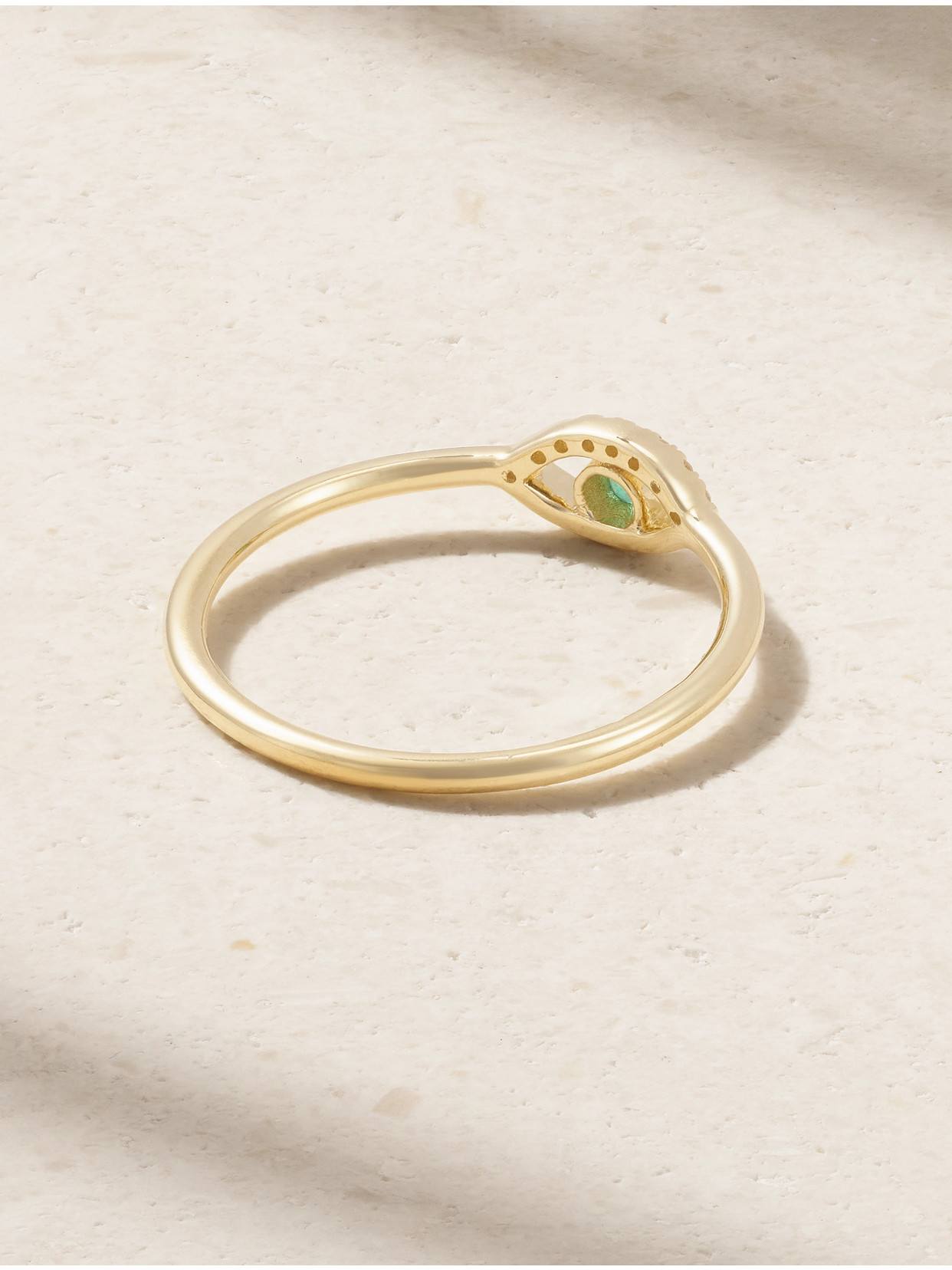 Melissa Joy Manning Wink 14-karat Gold, Diamond And Emerald Ring In Gold