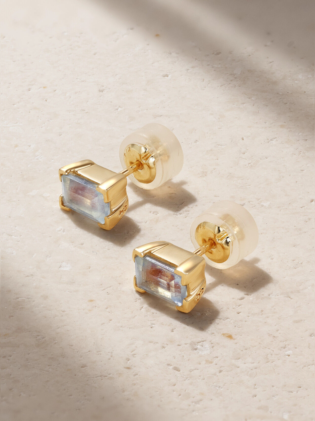 Melissa Joy Manning 14-karat Recycled Gold Aquamarine Earrings