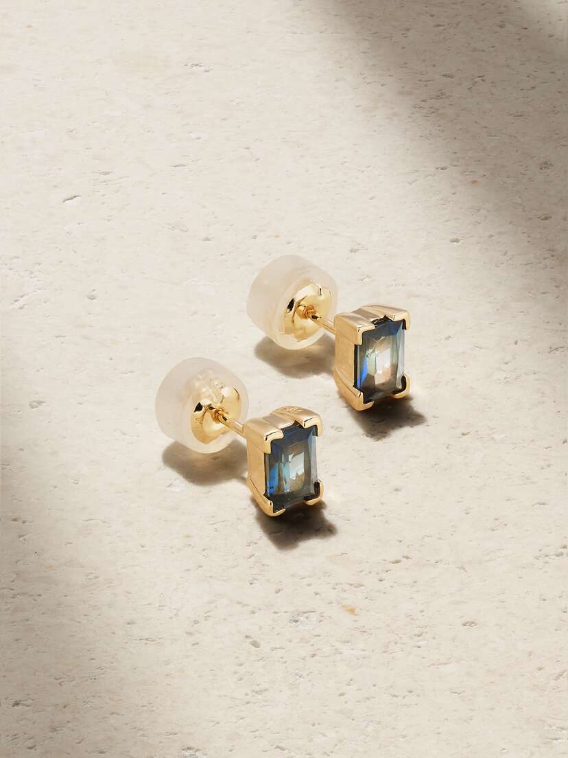 Melissa Joy Manning 14-karat Recycled Gold Topaz Earrings