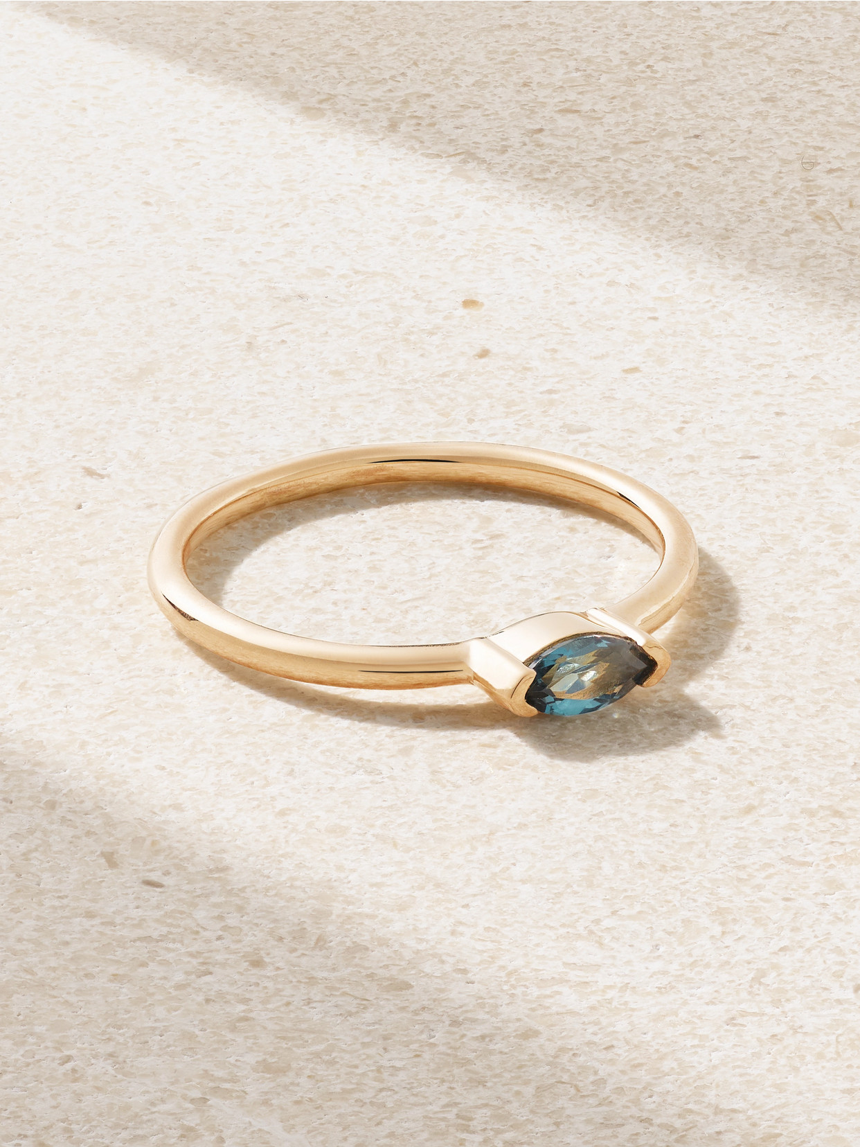 Melissa Joy Manning 14-karat Recycled Gold Topaz Ring